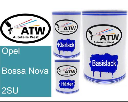 Opel, Bossa Nova, 2SU: 500ml Lackdose + 500ml Klarlack + 250ml Härter - Set, von ATW Autoteile West.